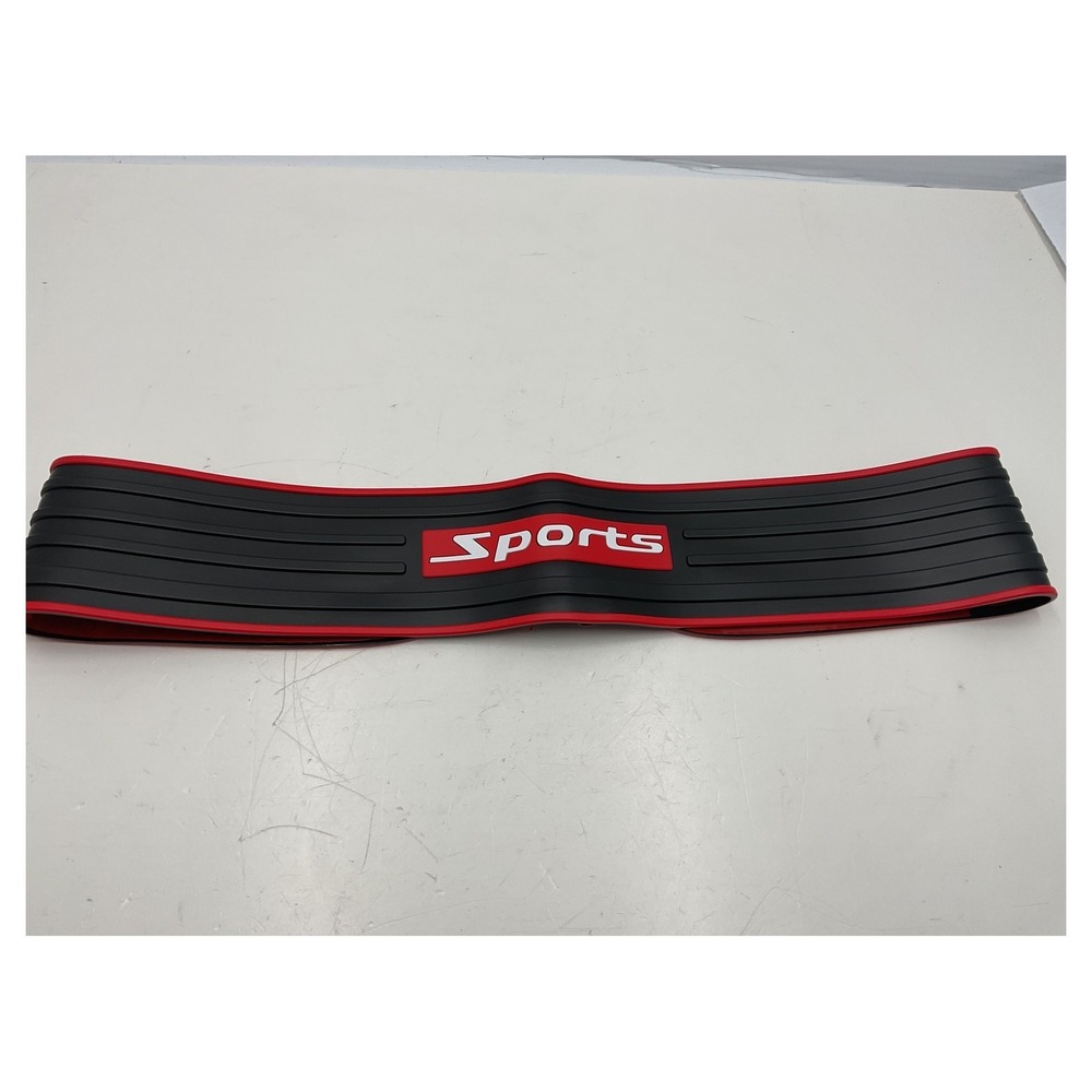 Universal 104cm Car Rear Bumper Guard Protector Rubber‎ Strip Sports Trim Black